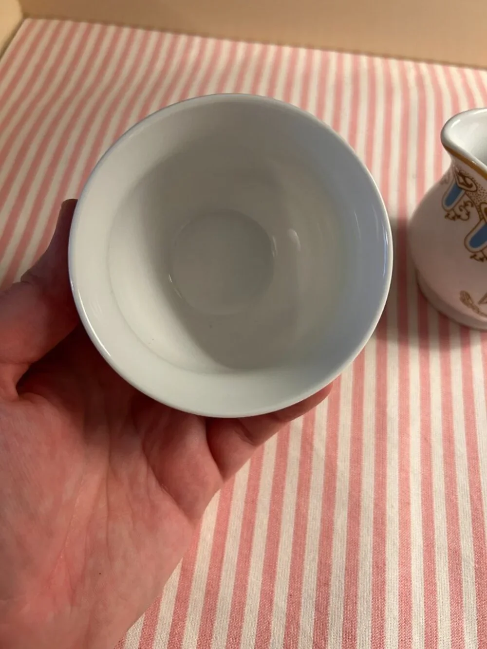 Titanic Reproduction Sugar and Creamer Set
